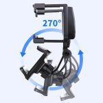 Auto Rückspiegel Mobiltelefon Halterung Navigation Recorder rotierender Halter – Bild 3