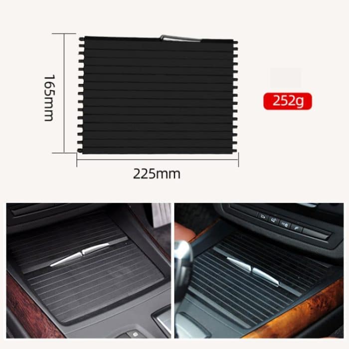 Water Becherhalter Reißverschluss Rückseite für BMW X5 / X6 2007-2013 – Bild 3