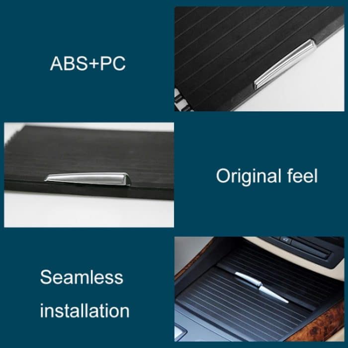 Water Becherhalter Reißverschluss Rückseite für BMW X5 / X6 2007-2013 – Bild 4