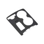 Auto-Zentralsteuerungs-Aufbewahrungsbox, runde Abdeckung 2046800107 für Mercedes-Benz C-Klasse W204 2007–2014, Linksfahrt, Round, Round (Grey), Round (Beige)