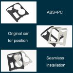 Car Carbon Fiber Central Control Storage Box Runde Abdeckung 2046800107 für Mercedes-Benz C-Klasse W204 2007-2014, links Fahren – Bild 3