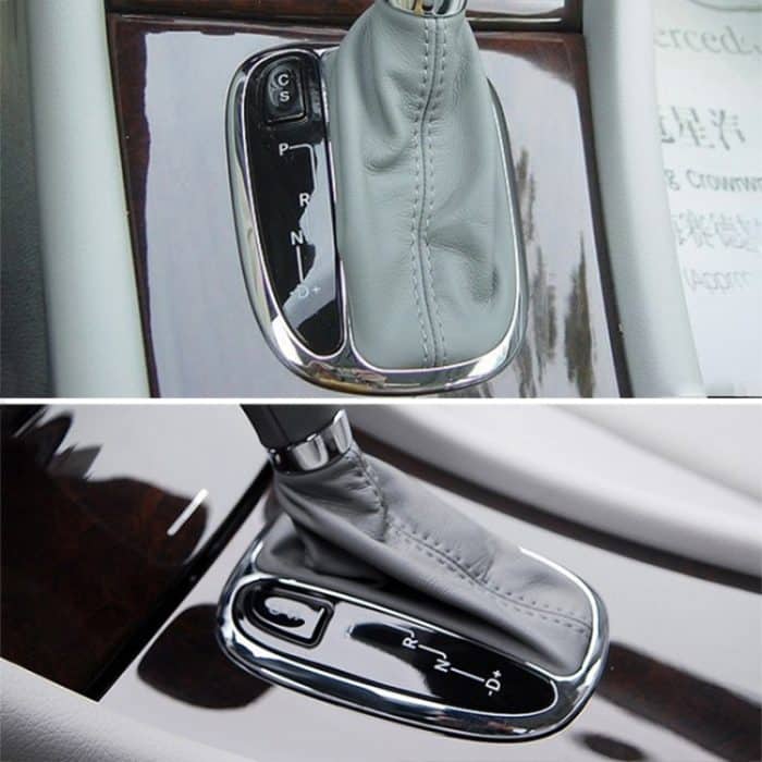 Auto-Gang-Hebel mit dekorativem Rahmen für Benz C-Klasse W203 vor 2007, links Fahren – Bild 5