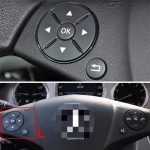 Auto-Multifunktions-Lenkrad-Linksschaltertaste für Mercedes-Benz W204 / W212 / X204 2008–2015, linker und rechter Antrieb universell, Left Switch Button (Black), Left Switch Button (Grey), Left Switch Button (Beige), Left Switch Button (Brown) – Bild 4
