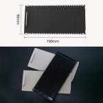 Auto Wasserbecherhalter Rollo Reißverschluss Aufbewahrungsbox Verkleidung für Mercedes-Benz W204 / W212 2008–2015, For Mercedes-Benz (Black), For Mercedes-Benz (Grey), For Mercedes-Benz (Beige) – Bild 3