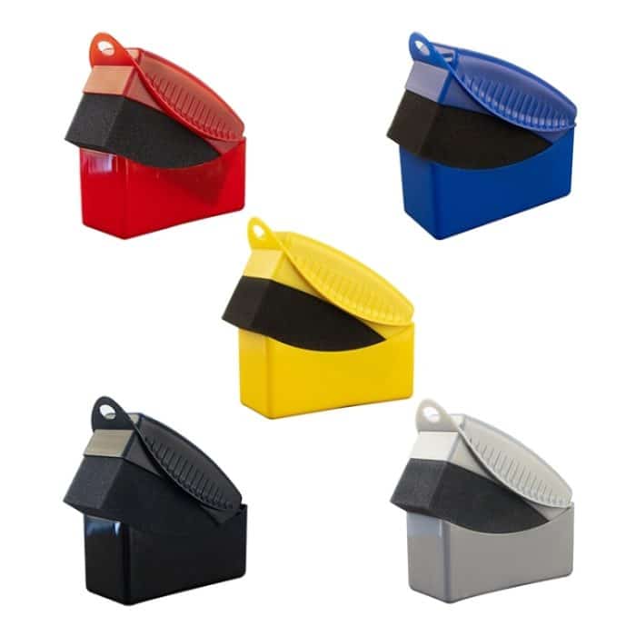 FJYS-01 Autoreifen Polieren Wachsen Ölen Schwammbürste mit Abdeckung, Größe: 12 x 5,5 x 7 cm, zufällige Farblieferung – Bild 2