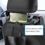 A05 Verstellbares U-förmiges Auto-Auto-Nackenstützenkissen aus Memory-Schaum, Sitzkissen mit Haken und Handyhalter, A05 (Beige), A05 (Brown), A05 (Red), A05 (Grey), A05 (Black), A05 (Coffee) – Bild 6