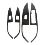 4 in 1 Autokohle-Kohlenstofffaser-Fensterheber-Panel dekorativer Aufkleber für Buicke REGAL 2017-2021 – Bild 2