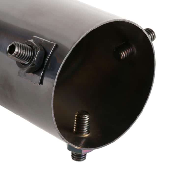 Universelles Auto-Styling-Edelstahl-Ellenbogen-Auspuff-Endschalldämpfer-Spitzenrohr, Innendurchmesser: 7,2 cm, Elbow Inside Diameter: 7.2cm (Grey), Elbow Inside Diameter: 7.2cm (Blue), Elbow Inside Diameter: 7.2cm (Silver) – Bild 5