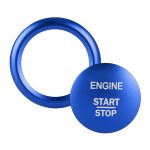 Auto Motor Start Key Push Button Ring Trim Aufkleber Dekoration für Mercedes-Benz A-Klasse 2013-2018 / C-Klasse 2015-2018 / GLA, For Mercedes-Benz A-Class (Blue), For Mercedes-Benz A-Class (Red)