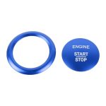 Auto Motor Start Key Push Button Ring Trim Aufkleber Dekoration für Mercedes-Benz A-Klasse 2013-2018 / C-Klasse 2015-2018 / GLA, For Mercedes-Benz A-Class (Blue), For Mercedes-Benz A-Class (Red) – Bild 3