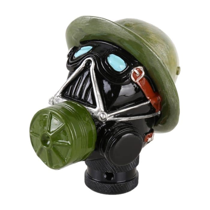 Universal Gesichtsmaske Form Handbuch oder automatischer Gangschaltknopf für jedes Auto – Bild 1