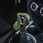 Universal Gesichtsmaske Form Handbuch oder automatischer Gangschaltknopf für jedes Auto – Bild 5