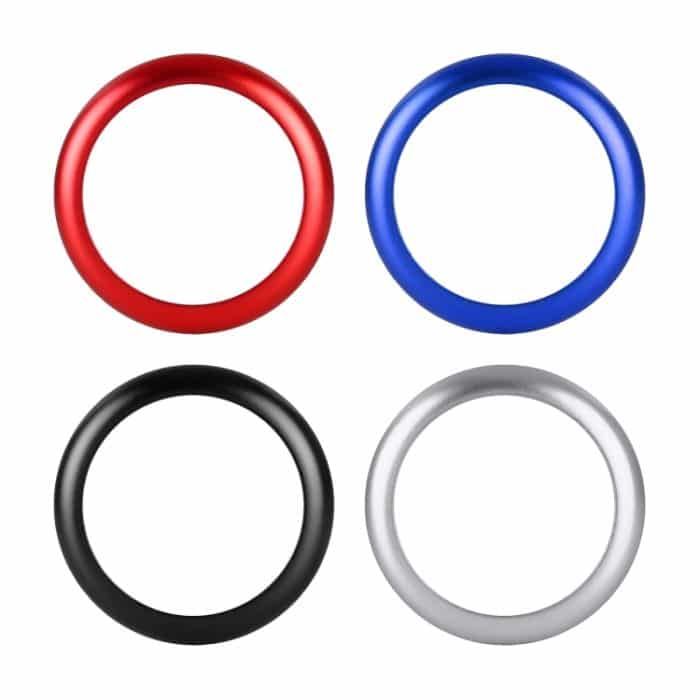 Auto Motor Start Key Push Button Ring Trim Aufkleber Dekoration für Infiniti Q50L/QX50/Q70/QX60/Q60, For Infiniti Q50L (Black), For Infiniti Q50L (Blue), For Infiniti Q50L (Red), For Infiniti Q50L (Silver) – Bild 2
