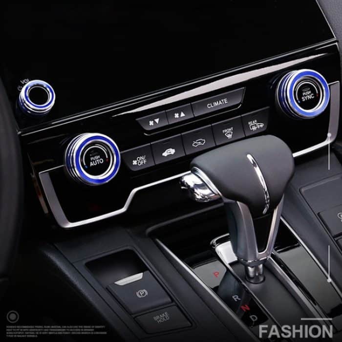 3-teiliges Auto-Metallklimaanlagen-Knopfgehäuse für Honda CR-V 2017–2021, For Honda CR-V 2017-2021 (Blue), For Honda CR-V 2017-2021 (Red), For Honda CR-V 2017-2021 (Silver) – Bild 6