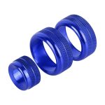 3-teiliges Auto-Metall-Klimaanlagenknopfgehäuse für BMW X1 / X2 / GT, For BMW X1 / X2 / GT (Blue), For BMW X1 / X2 / GT (Red), For BMW X1 / X2 / GT (Silver) – Bild 2