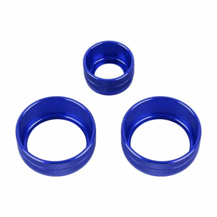 3-teiliges Auto-Metall-Klimaanlagenknopfgehäuse für BMW X1 / X2 / GT, For BMW X1 / X2 / GT (Blue), For BMW X1 / X2 / GT (Red), For BMW X1 / X2 / GT (Silver) – Bild 3
