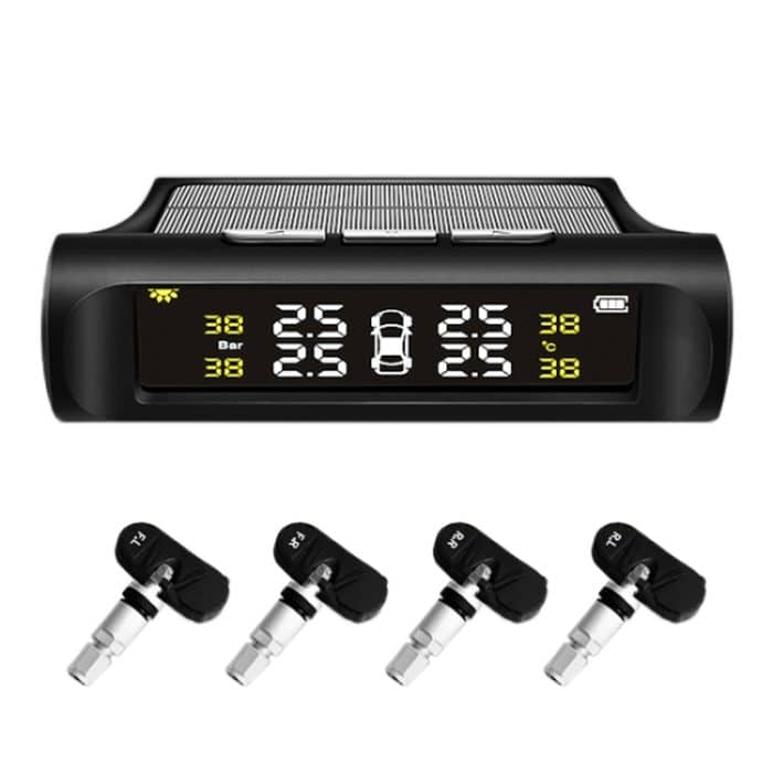 YB-P0248 Universal Auto Wireless Solar TPMS Reifendruckmonitor-Detektor – Bild 2