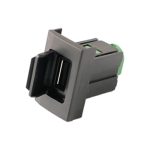 Car Center Console CD Reserved Position Modifizierter USB-Anschluss 3.3x2.3cm + Kabelkabel-Kabelbaum für Volkswagen / Audi / Skoda, Kabellänge: 1m – Bild 5