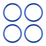 4 Teile/satz Klimaanlage Vent Metall Dekorative Ring für Audi A1, For Audi A1