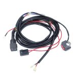 24V 2 in 1 Auto / Motorrad LED-Scheinwerferscheinwerfer Blinkendes Kabelbaum Kabel