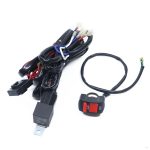 24V 2 in 1 Auto / Motorrad LED-Scheinwerferscheinwerfer Blinkendes Kabelbaum Kabel – Bild 3