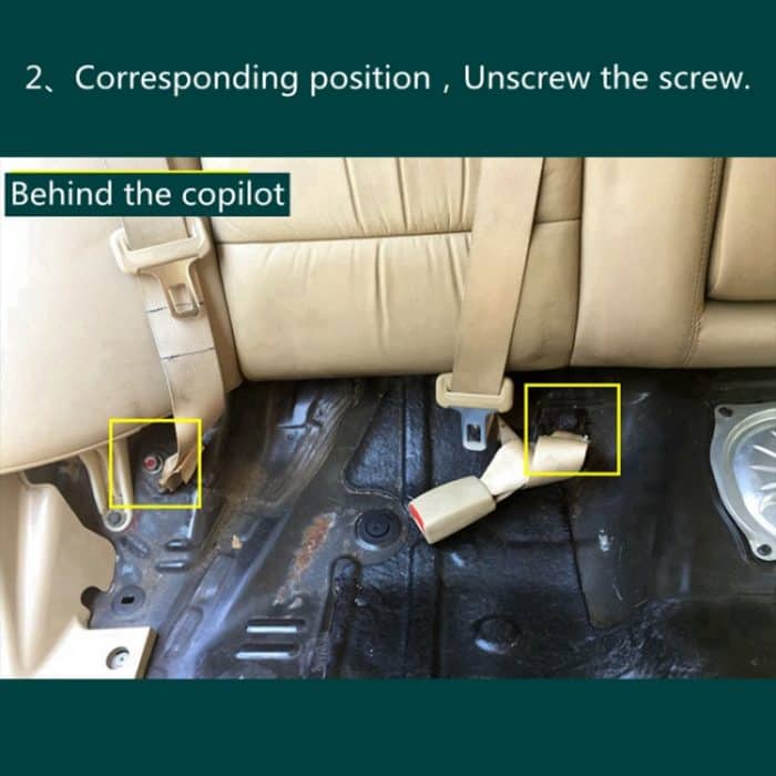 ZL-2029 Isofix-Kindersitz-Schnittstelle für den rechten Rücksitz des Autos für Honda 7. Generation Accord 2003–2007 – Bild 4