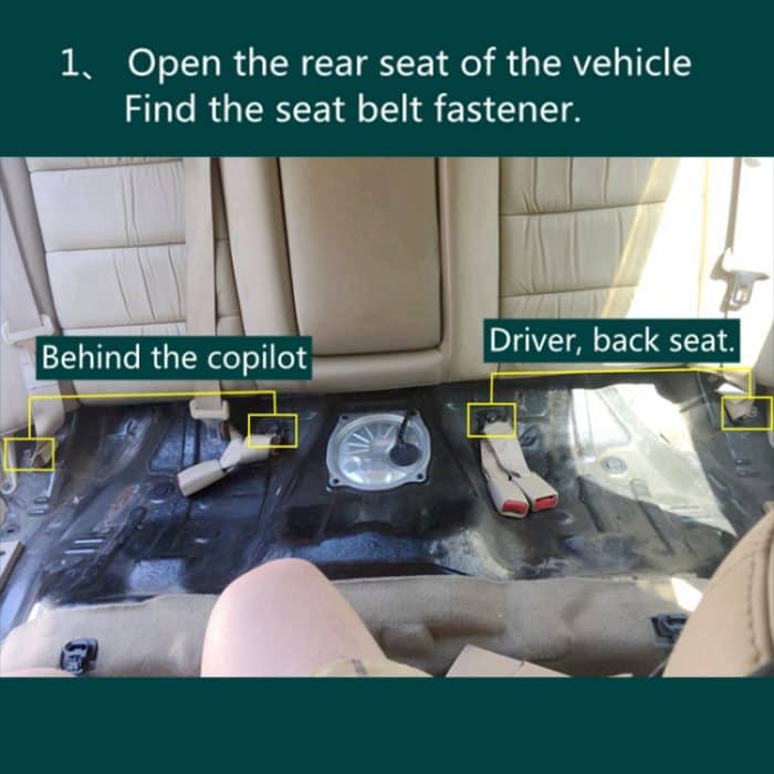 ZL-2029 Isofix-Kindersitzschnittstelle für den rechten Rücksitz des Autos für Honda 8. Generation Accord 2008–2012 – Bild 3