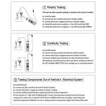 DUOYI DY18 Auto-Kreis-Tester-Probe-Diagnosewerkzeug 12V 24V Strom-Voltmeter – Bild 9