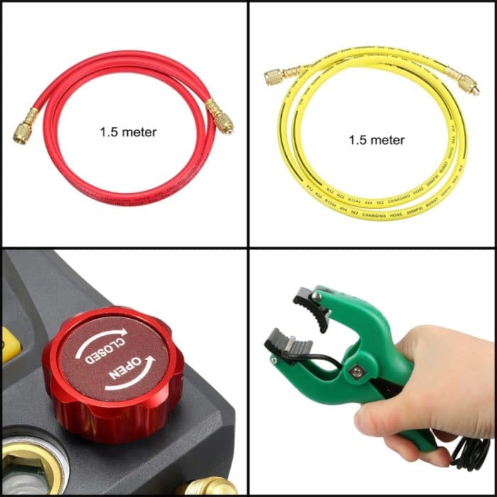 Duoyi DY517A Auto Klimaanlage Diagnosegerät Temperaturüberwachung Fluoridzähler – Bild 5