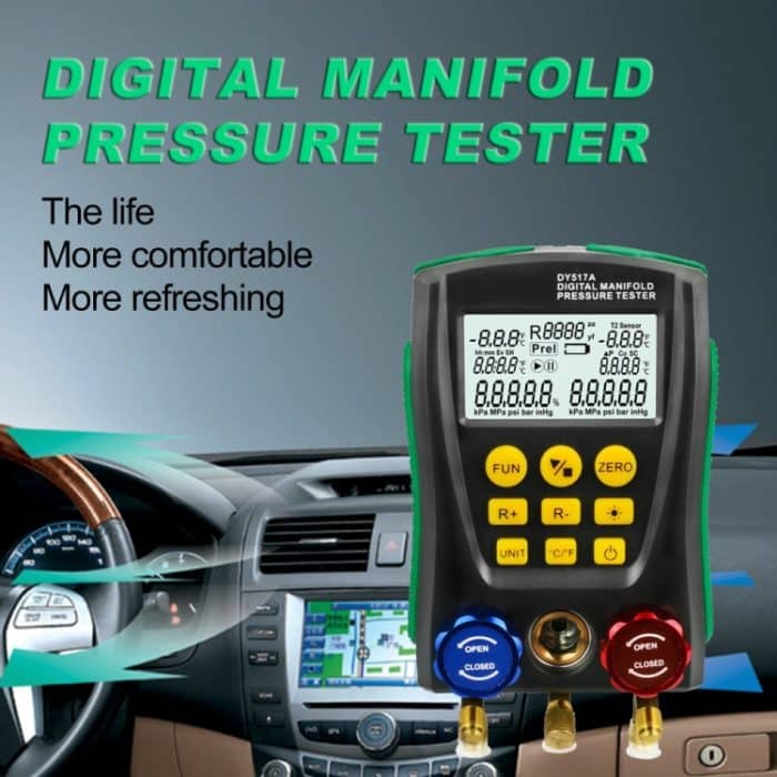 Duoyi DY517A Auto Klimaanlage Diagnosegerät Temperaturüberwachung Fluoridzähler – Bild 9