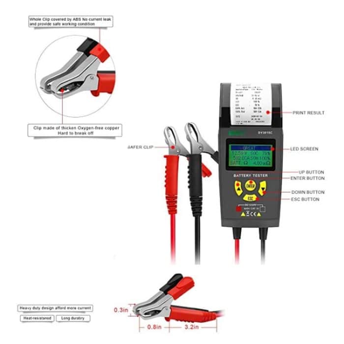 Duoyi dy3015c Auto 24V Batterieprüfgerät – Bild 3