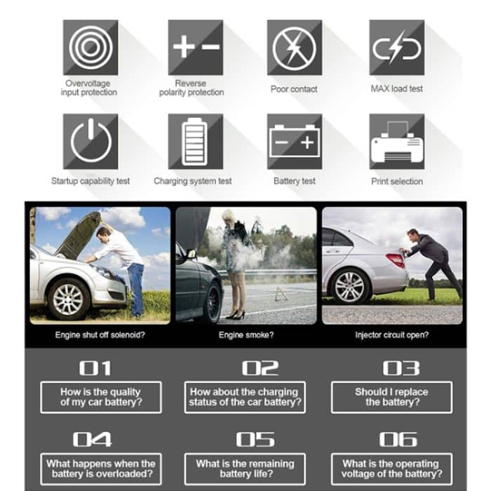 Duoyi dy3015c Auto 24V Batterieprüfgerät – Bild 7