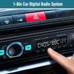 1-Din Auto DAB Radio Player Stereoanlage FM-Empfänger, Unterstützung Bluetooth & U Disk & MP3 & TF Karte – Bild 7