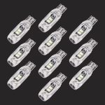 10 PCS T10 DC12V / 1W Auto-Umrissleuchte 5LEDs SMD-3030 Lampenperlen, 5LEDs SMD-3030 (Ice Blue Light), 5LEDs SMD-3030 (Blue Light), 5LEDs SMD-3030 (Pink Light), 5LEDs SMD-3030 (Green Light), 5LEDs SMD-3030 (Red Light), 5LEDs SMD-3030 (White Light)...