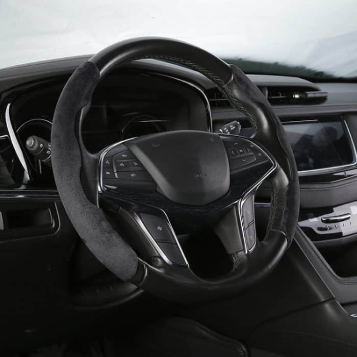 Auto-Universal-Wildleder-Lenkradbezug – Bild 4