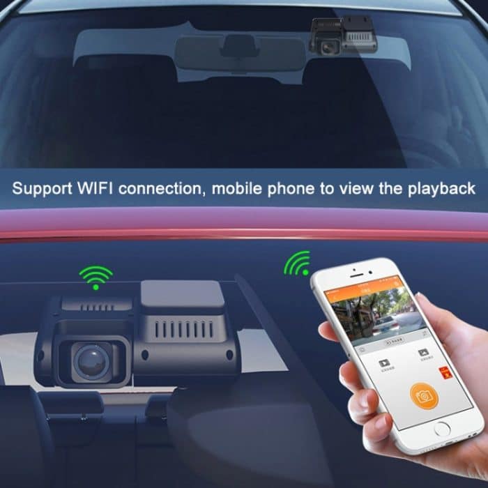 Z30 Wifi Dual-Linse HD 2160P Nicht-light-Nachtsicht-360-Grad-Panorama-Fahrrecorder, GPS-Version – Bild 6