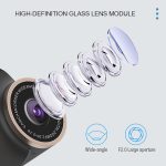 F22 3,16 Zoll 1080p HD Nachtsicht WiFi angeschlossen Fahrrecorder – Bild 5