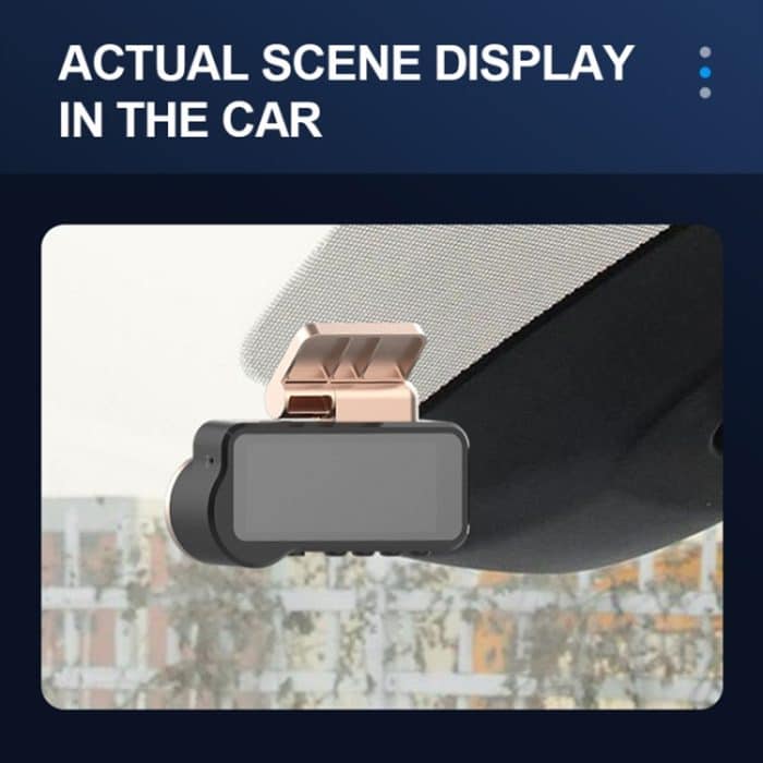 F22 3,16 Zoll 1080P HD Nachtsicht-Fahrrecorder, Standardversion mit In-Car-Ansicht-Kamera – Bild 9