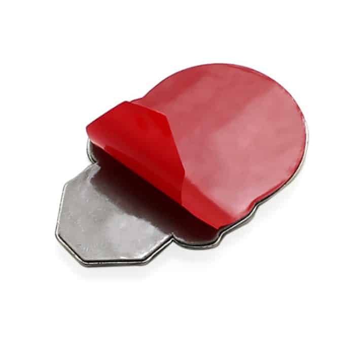 Dreidimensionaler Teufelsschädel-Autoaufkleber aus Metall, Bronze, Silver Grey, Titanium Color – Bild 4