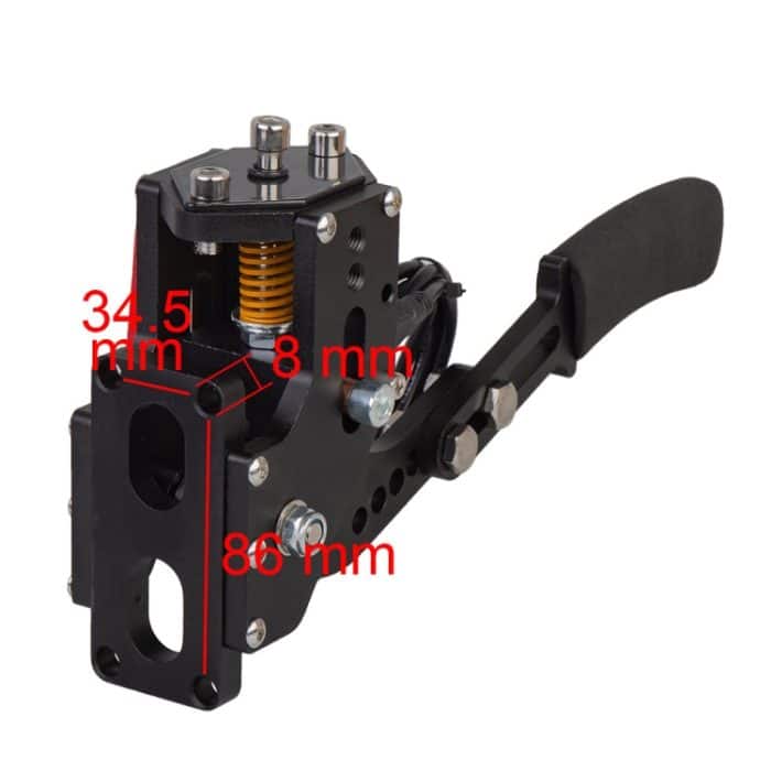 Modifiziertes analoges lineares 14-Bit-USB-Rennspiel PC driftet Handbremse für Win-System mit Trägerplatte – Bild 4