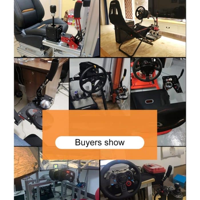 Modifiziertes analoges lineares 14-Bit-USB-Rennspiel PC driftet Handbremse für Win-System mit Trägerplatte – Bild 7