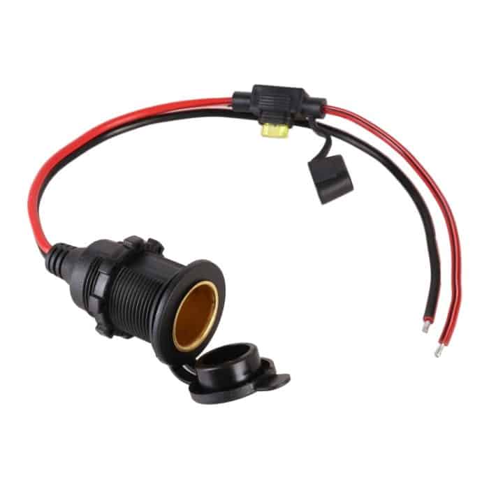 Auto Zigarettenanzünder weiblicher Buchsenstecker mit Abdeckung – Bild 1