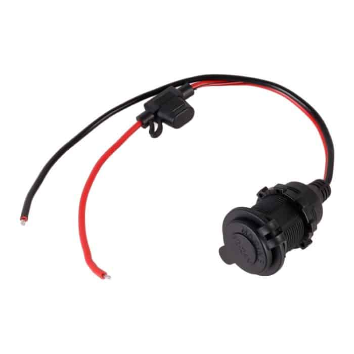 Auto Zigarettenanzünder weiblicher Buchsenstecker mit Abdeckung – Bild 2