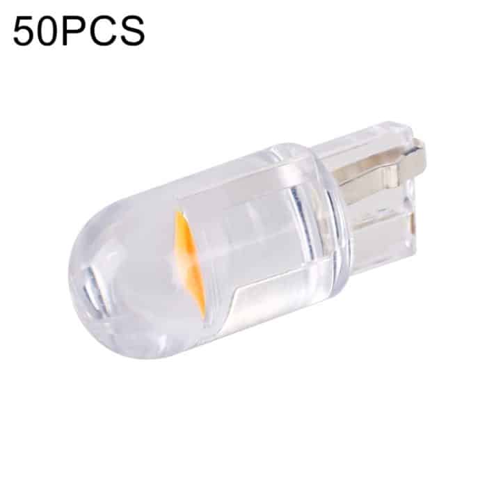 50 Stück T10 DC12V / 0,3 W COB-Lampenperlen für Auto-Umrissleuchte, DC12V (Yellow Light), DC12V (Ice Blue Light), DC12V (White Light), DC12V (Blue Light), DC12V (Red Light), DC12V (Green Light) – Bild 1