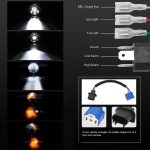 7-Zoll-Auto-Matrix-Gradient-LED-Scheinwerferlampen für Jeep Wrangler – Bild 7