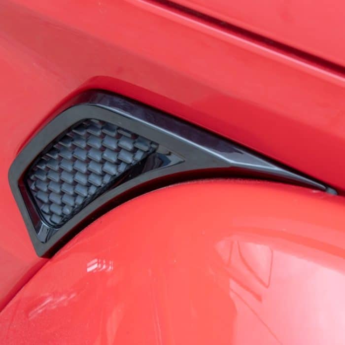 Auto-Kotflügel-Seitenluftauslass-Dekorplatte für Jeep Wrangler JL 2018–2020 – Bild 3