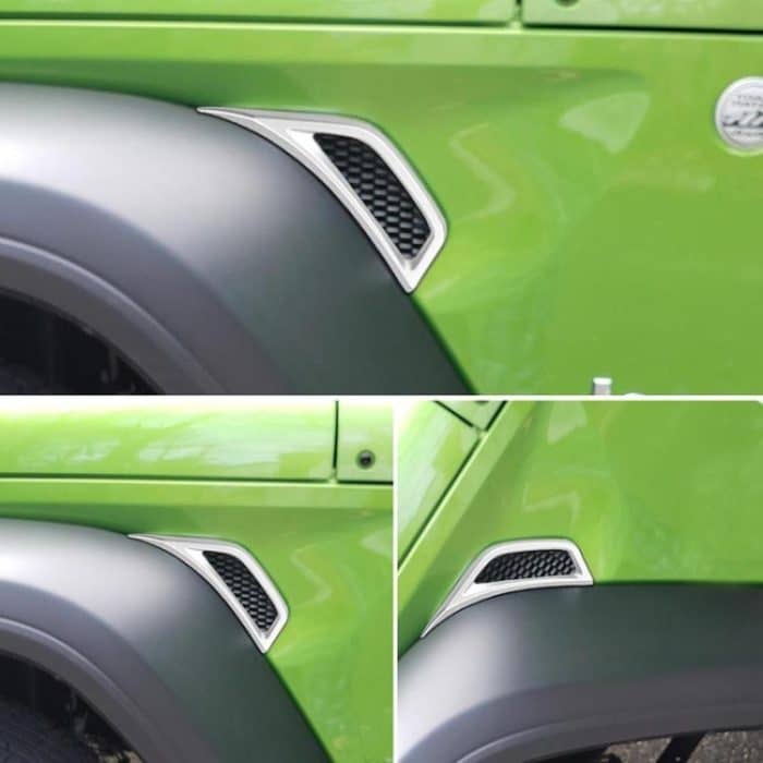 Auto-Kotflügel-Seitenluftauslass-Dekorplatte für Jeep Wrangler JL 2018–2020 – Bild 4