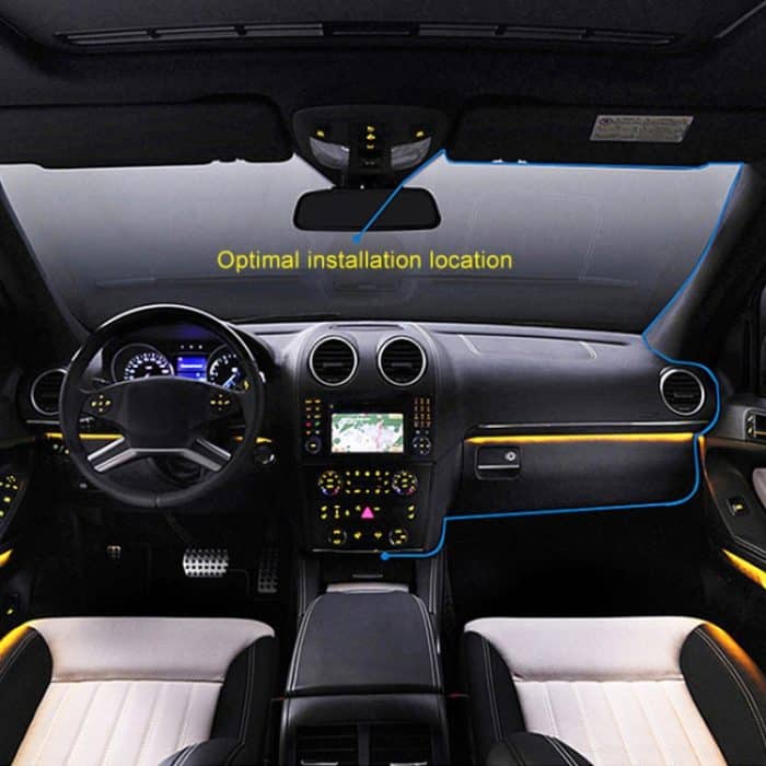 D910 4 Zoll 1080p HD Nachtsicht Single Record Fahren Recorder – Bild 7