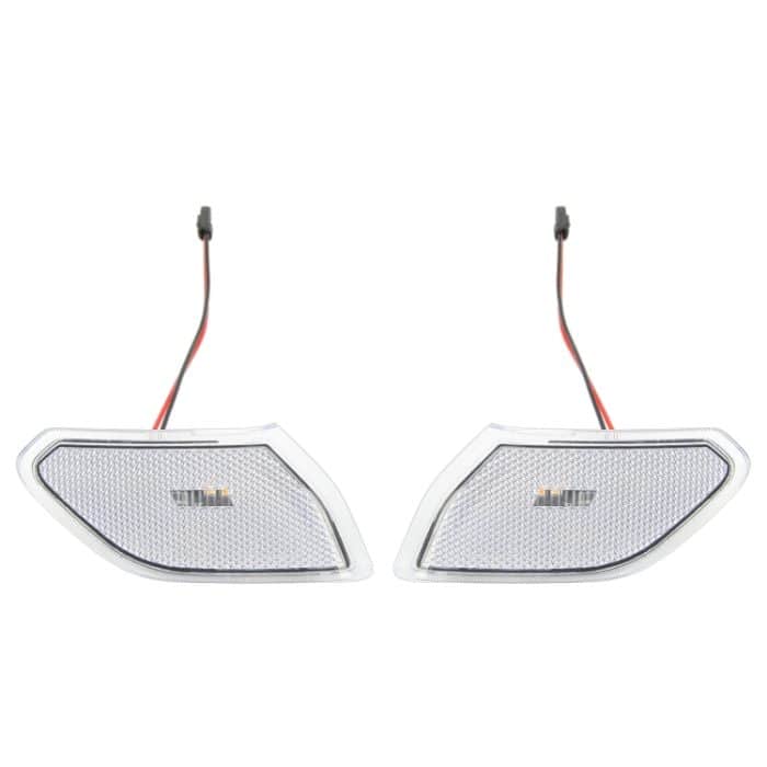 Auto Transparent Rad Augenbraue Seitenlicht Blinker Blatt Platte Lampe Für Jeep Wrangler Jl 2018- – Bild 2