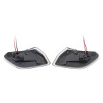 Auto Geschwärzte Rad Augenbraue Seitenlicht Blinker Blatt Platte Lampe Für Jeep Wrangler Jl 2018- – Bild 3